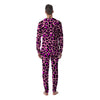 Pink Cheetah Leopard Men's Pajamas-grizzshop