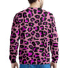 Pink Cheetah Leopard Men's Sweatshirt-grizzshop