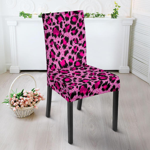 Pink leopard outlet print chair