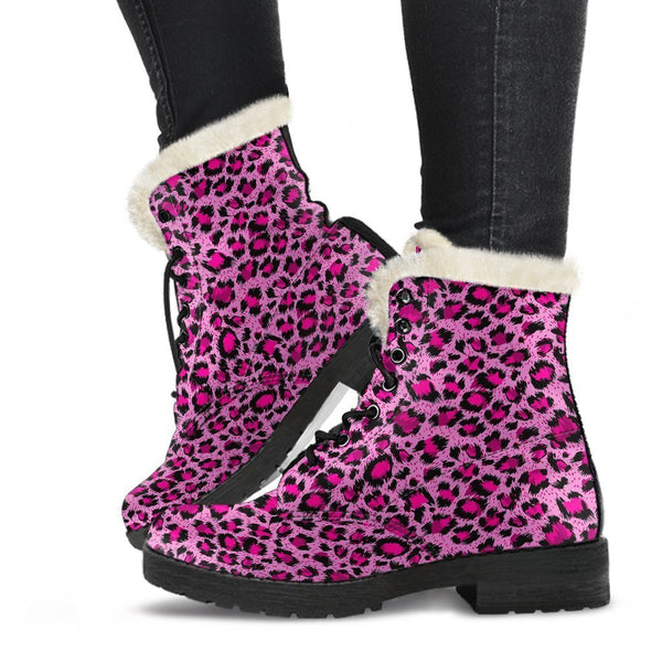 pink leopard boots