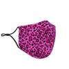 Pink Cheetah Leopard Pattern Print Face Mask-grizzshop