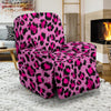 Pink Cheetah Leopard Pattern Print Recliner Cover-grizzshop