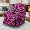 Pink Cheetah Leopard Pattern Print Recliner Cover-grizzshop