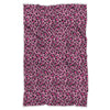 Pink Cheetah Leopard Pattern Print Throw Blanket-grizzshop