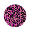 Pink Cheetah Leopard Round Rug-grizzshop