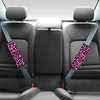 Pink Cheetah Leopard Seat Belt Cover-grizzshop