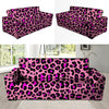 Pink Cheetah Leopard Sofa Cover-grizzshop