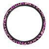 Pink Cheetah Leopard Steering Wheel Cover-grizzshop