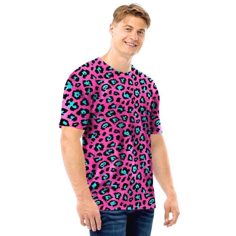Pink Cheetah Men T Shirt-grizzshop