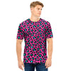 Pink Cheetah Men T Shirt-grizzshop