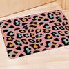 Pink Cheetah Print Door Mat-grizzshop