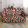 Pink Cheetah Print Loveseat Cover-grizzshop