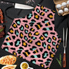 Pink Cheetah Print Men's Apron-grizzshop