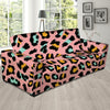 Pink Cheetah Print Sofa Cover-grizzshop