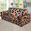 Pink Cheetah Print Sofa Cover-grizzshop