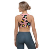 Pink Cheetah Print Sports Bra-grizzshop