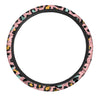 Pink Cheetah Print Steering Wheel Cover-grizzshop