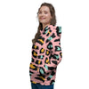 Pink Cheetah Print Women's Hoodie-grizzshop