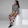 Pink Cheetah Print Women's Joggers-grizzshop