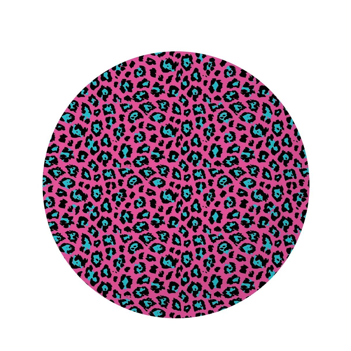 Pink Cheetah Round Rug-grizzshop