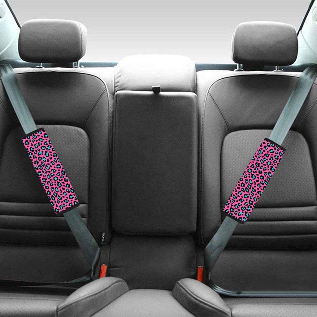 Pink Cheetah Seat Belt Cover-grizzshop