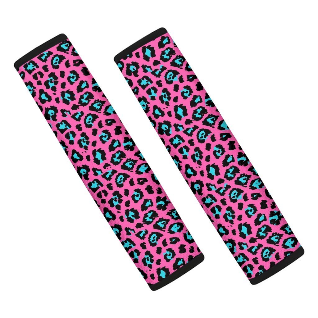 Pink Cheetah Seat Belt Cover-grizzshop