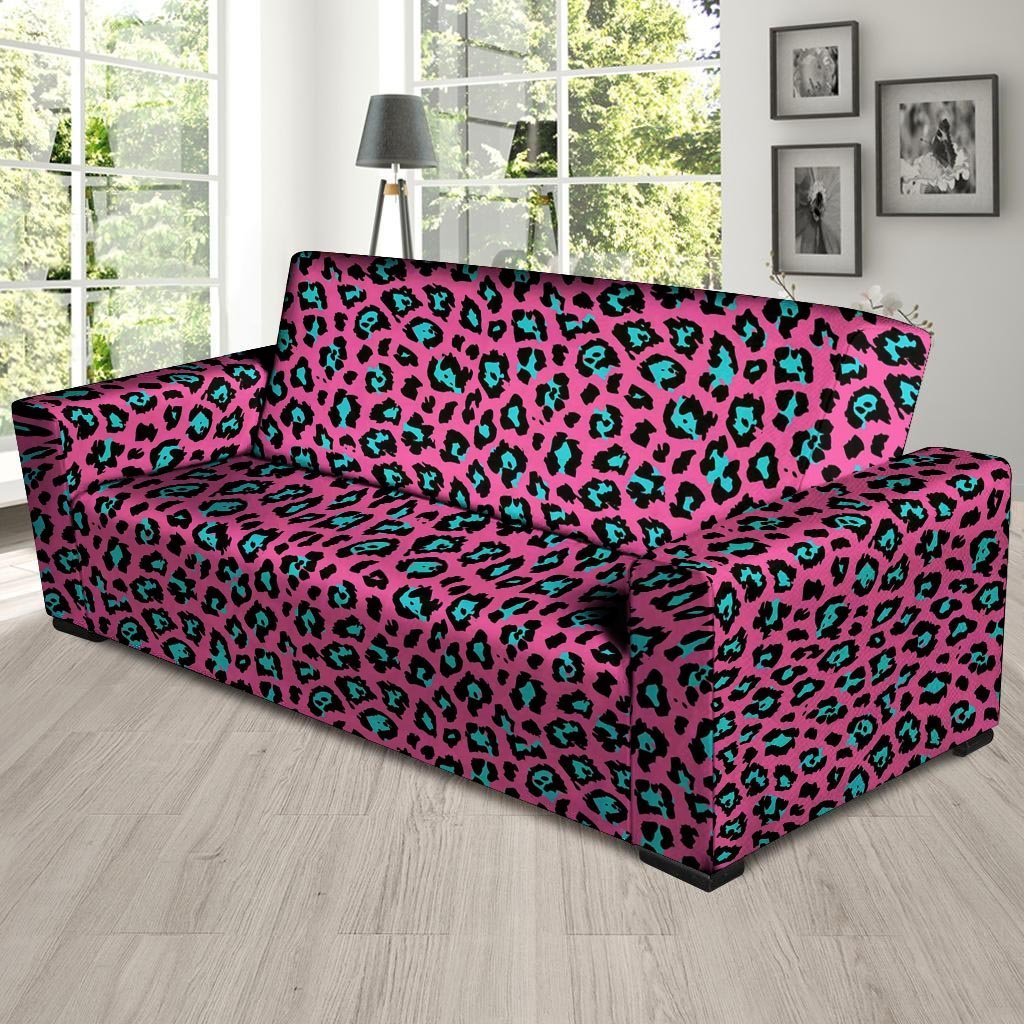 Pink Cheetah Sofa Cover-grizzshop