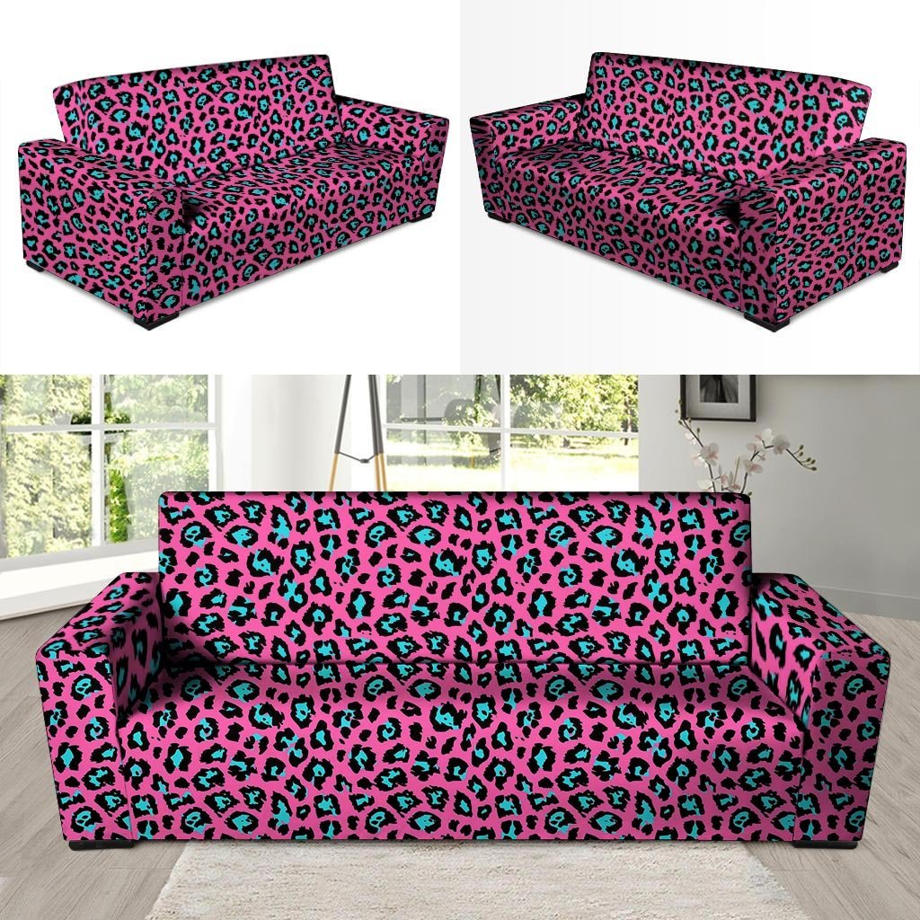 Pink Cheetah Sofa Cover-grizzshop