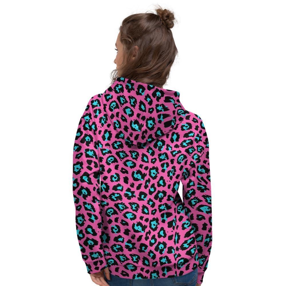 Pink Cheetah Women's Hoodie-grizzshop