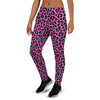 Pink Cheetah Women's Joggers-grizzshop