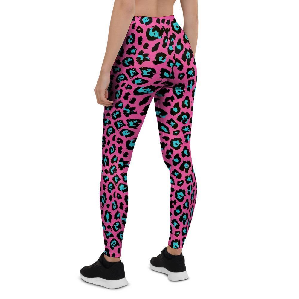 Pink Cheetah Women's Leggings-grizzshop