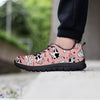 Pink Cow And Milk Print Men's Sneakers-grizzshop