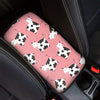 Pink Cow Pattern Print Car Console Cover-grizzshop