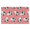 Pink Cow Pattern Print Door Mat-grizzshop