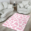 Pink Cow Pattern Print Floor Mat-grizzshop
