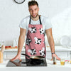 Pink Cow Pattern Print Men's Apron-grizzshop