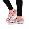 Pink Cow Pattern Print Women's Sneakers-grizzshop