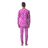 Pink Cow Print Pattern Men's Pajamas-grizzshop