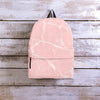 Pink Cracked Marble Backpack-grizzshop