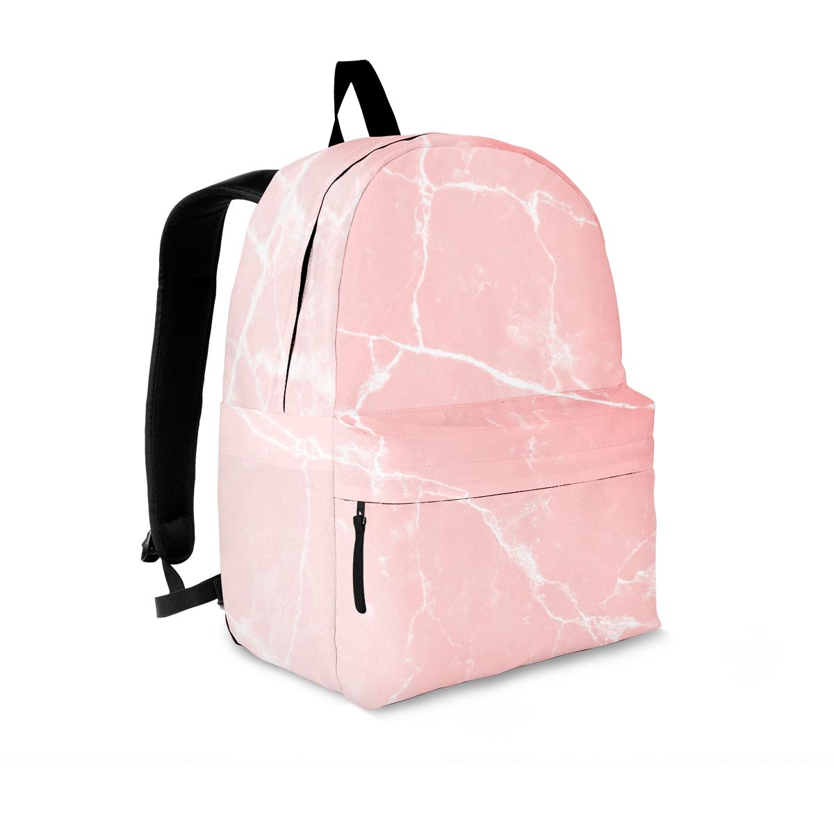 Pink Cracked Marble Backpack-grizzshop