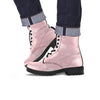 Pink Cracked Marble Men's Boots-grizzshop