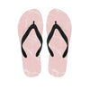 Pink Cracked Marble Men's Flip Flops-grizzshop