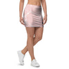 Pink Cracked Marble Mini Skirt-grizzshop