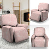 Pink Cracked Marble Recliner Cover-grizzshop