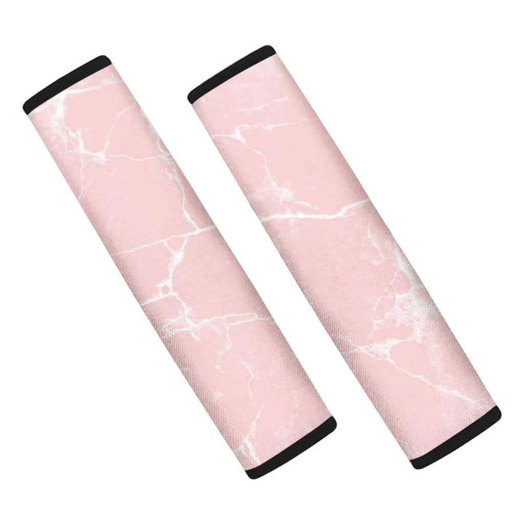 Pink Cracked Marble Seat Belt Cover-grizzshop