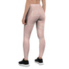 Pink Cracked Marble Women's Leggings-grizzshop