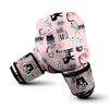 Pink Cute Cat Print Boxing Gloves-grizzshop