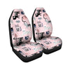 Pink Cute Cat Print Car Seat Covers-grizzshop