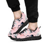 Pink Cute Cat Print Men's Sneakers-grizzshop