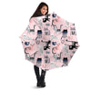 Pink Cute Cat Print Umbrella-grizzshop